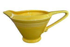 1938‎ - 1950 Homer Laughlin Harlequin Yellow Creamer Vintage Mid Century Kitchen
